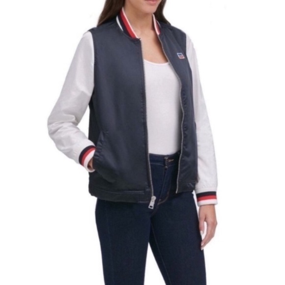 LEVI'S Colorblock Bomber Jacket - Picture 3 of 10